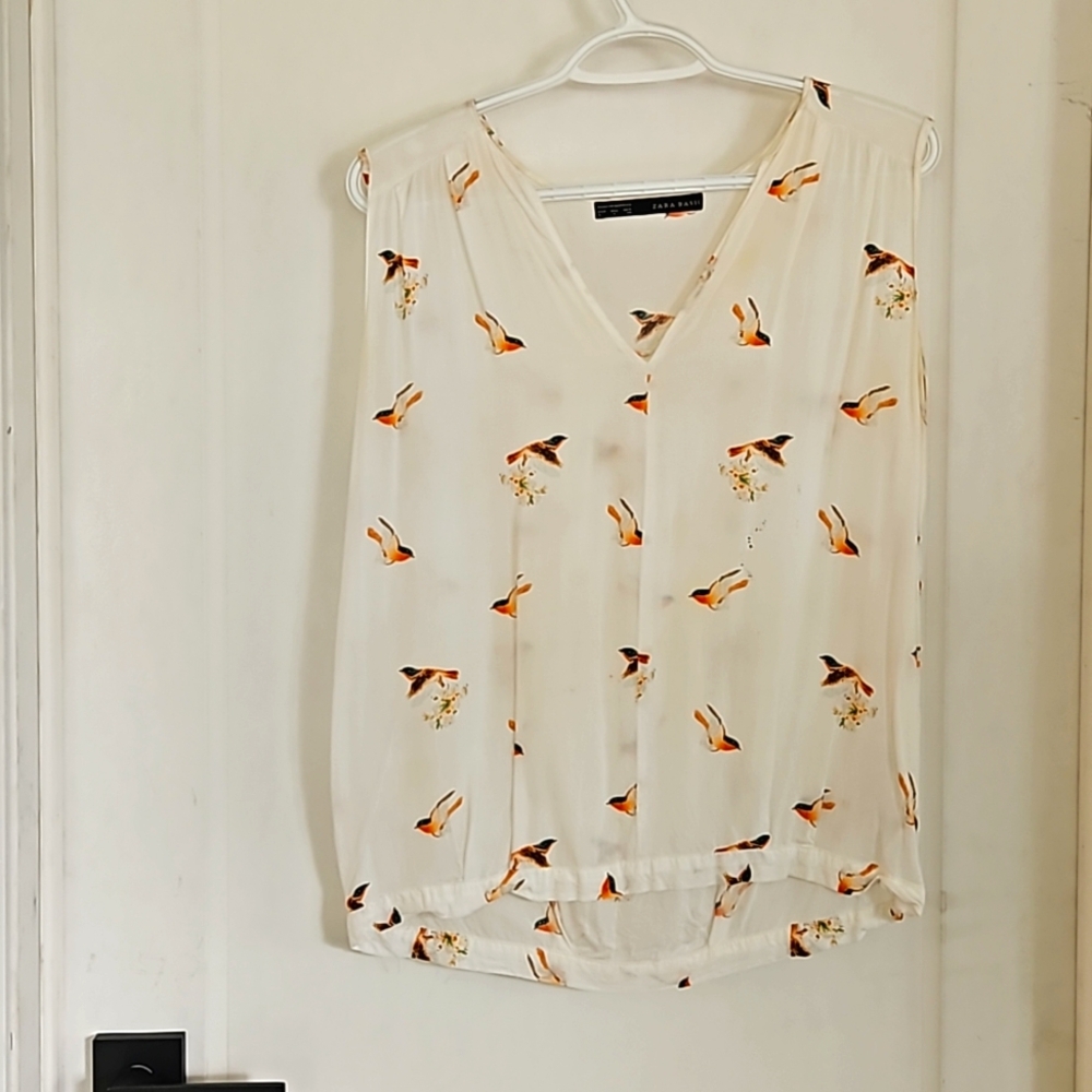 Zara print top